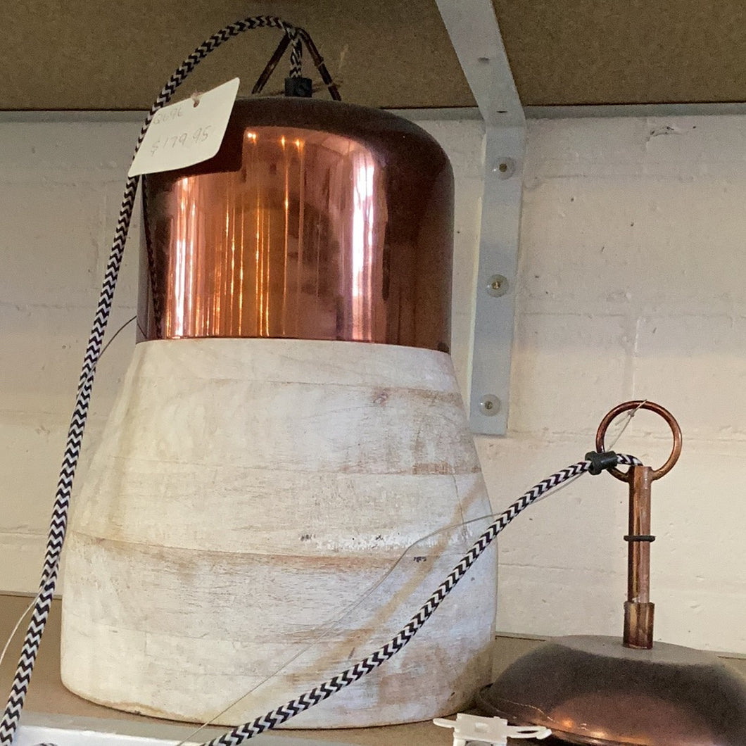 Timber Copper Lights damaged no return