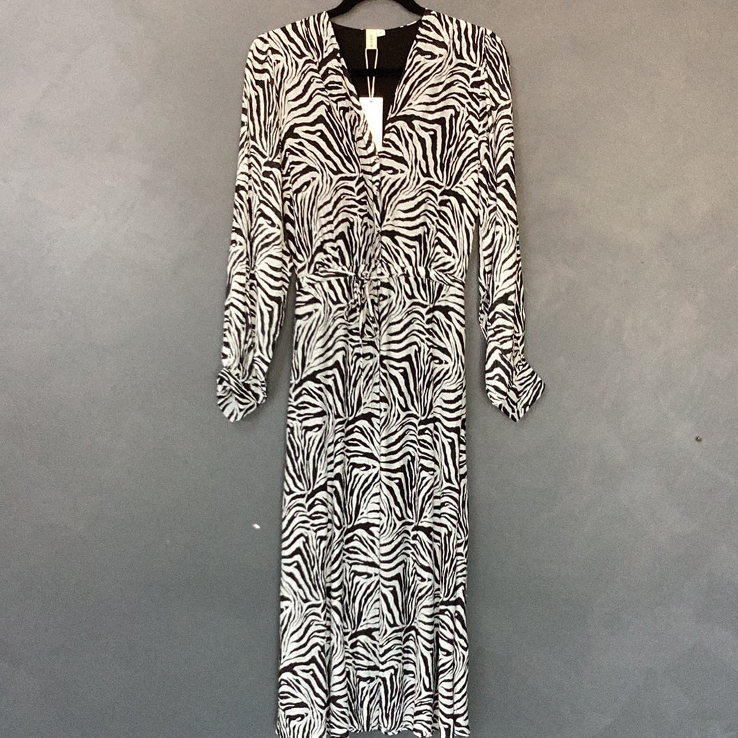 LARA Zebra Long Sleeve Dress