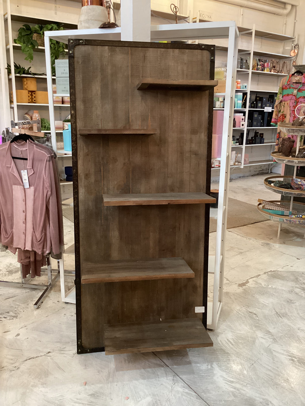 Rustic Framed Timber Shelves