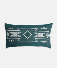 Load image into Gallery viewer, Pony Rider | Forest Song Cushion | Sea Moss with feather insert
