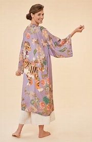 Prancing Tiger Kimono Gown