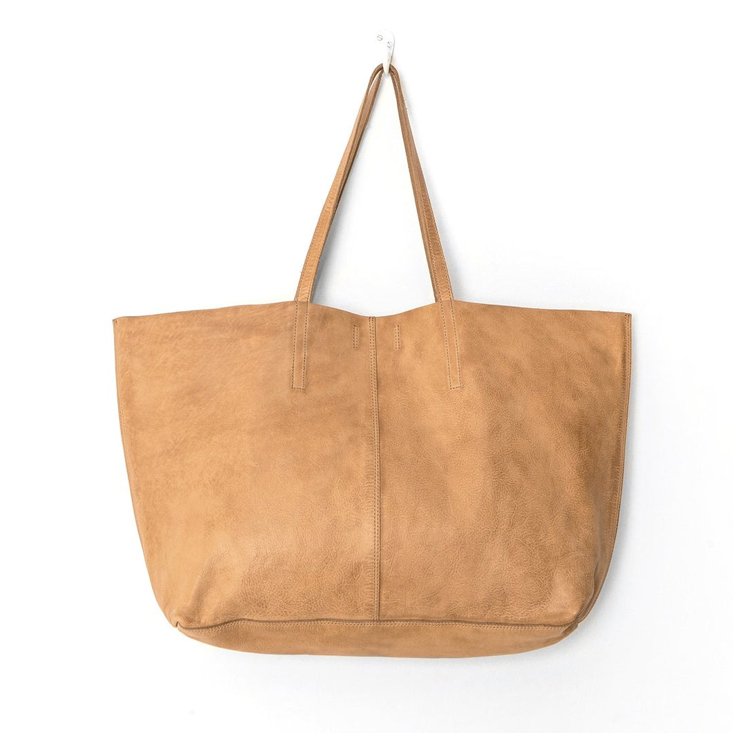 JUJU & CO Unlined Leather Tote Handbag