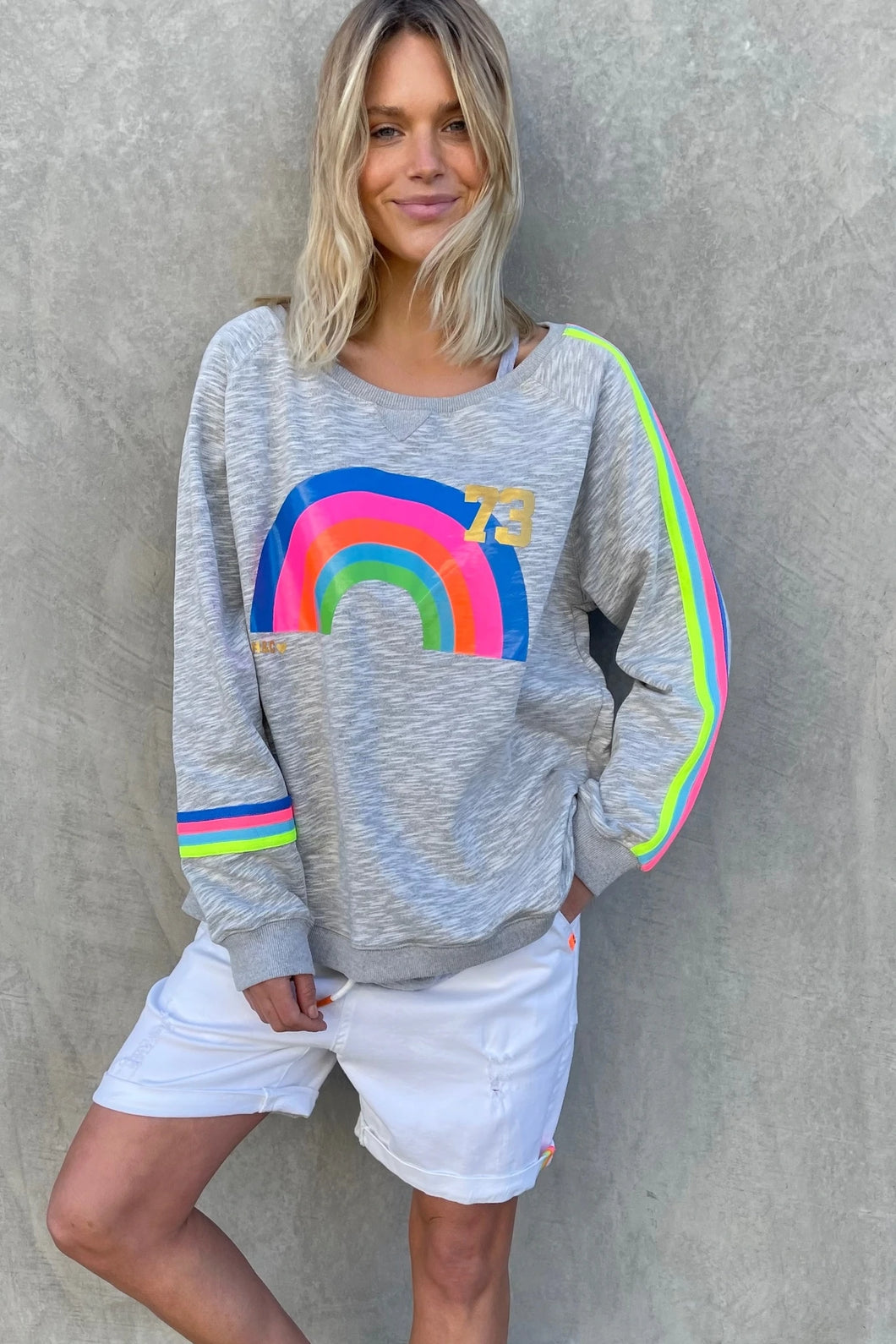 Grey 2025 rainbow jumper